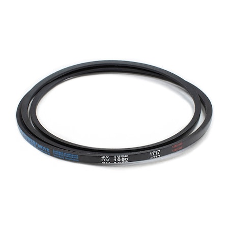 D&D 3V1060 Wedge V-Belt, 106 in Outside Length, 3/8 in Top Width, 5/16 in Thickness, 1 Ribs 3V1060